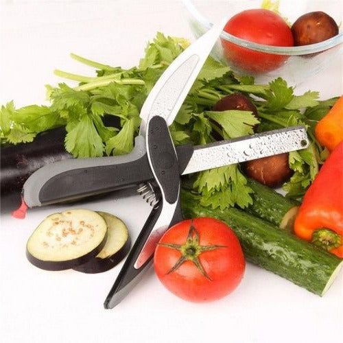 Colverro™ 2-in-1 Food Chopper Scissors with Stainless Steel Blades