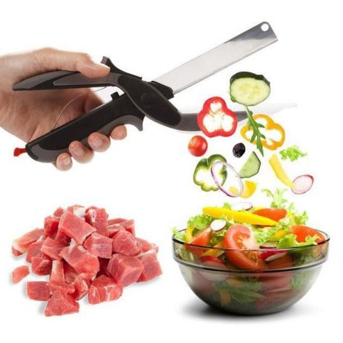 Colverro™ 2-in-1 Food Chopper Scissors with Stainless Steel Blades