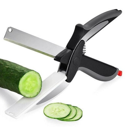 Colverro™ 2-in-1 Food Chopper Scissors with Stainless Steel Blades