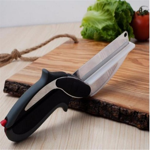 Colverro™ 2-in-1 Food Chopper Scissors with Stainless Steel Blades
