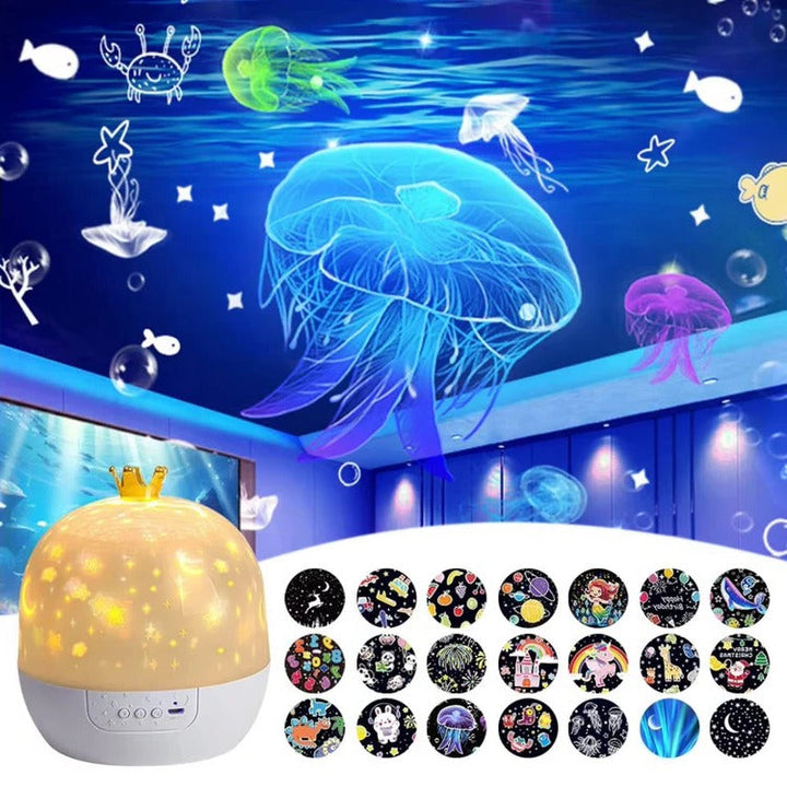 Colverro™ Ocean Wave Projector Night Light for Kids&
