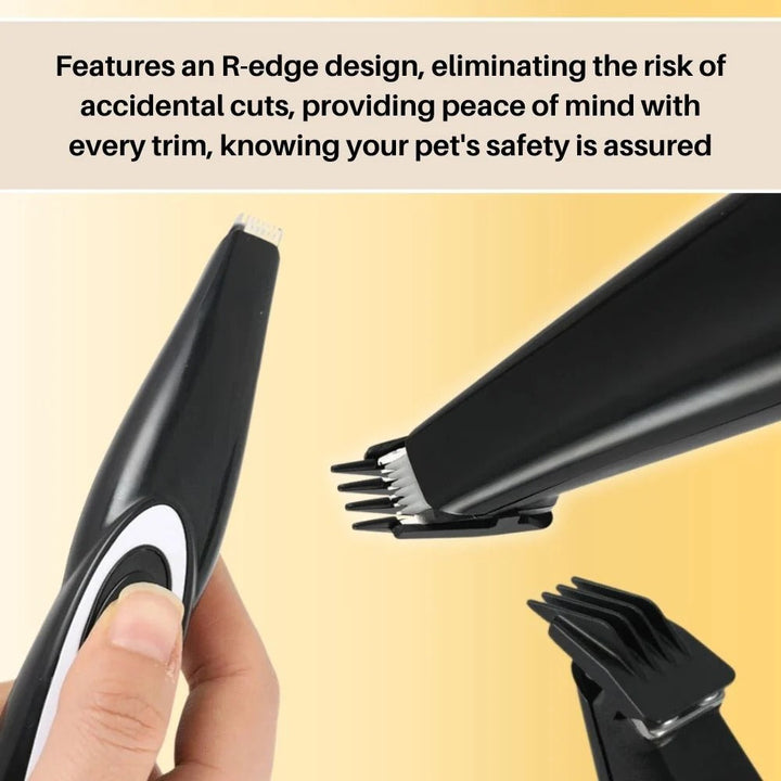 Colverro™ Quiet Cordless Pet Grooming Trimmer for Stress-Free Grooming