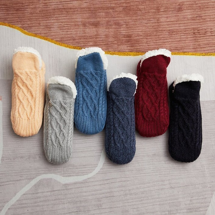 Colverro™ Fleece Non-Slip Thermal Socks with Silicone Grip Sole