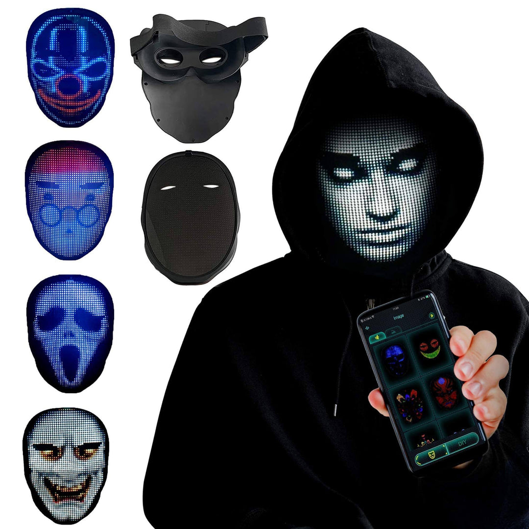Colverro™ Light-Up LED Smart Mask with Face-Changing Effects