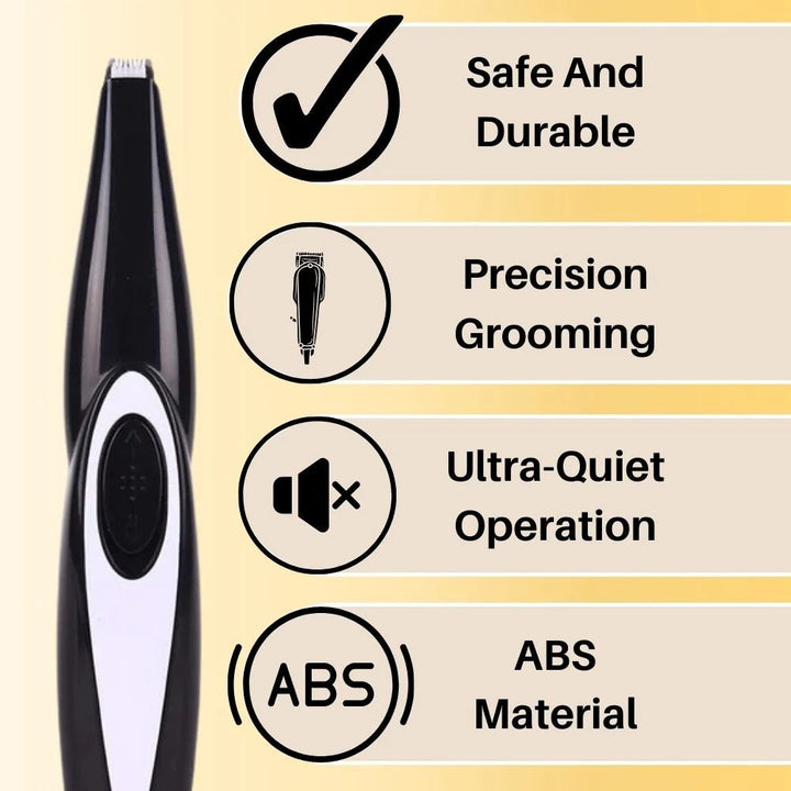 Colverro™ Quiet Cordless Pet Grooming Trimmer for Stress-Free Grooming