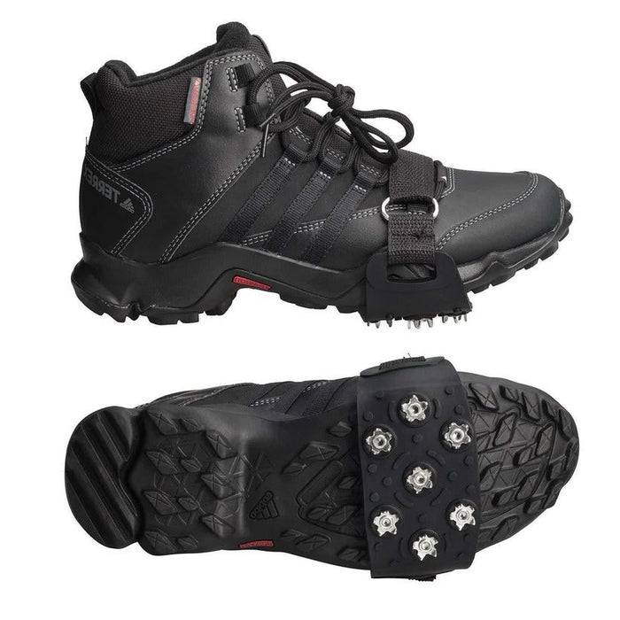 Colverro™ Adjustable Ice Cleats for Shoes and Boots – 7 Steel Spikes