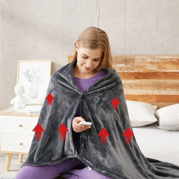 Colverro™ Portable USB Heated Blanket with 3 Heat Settings
