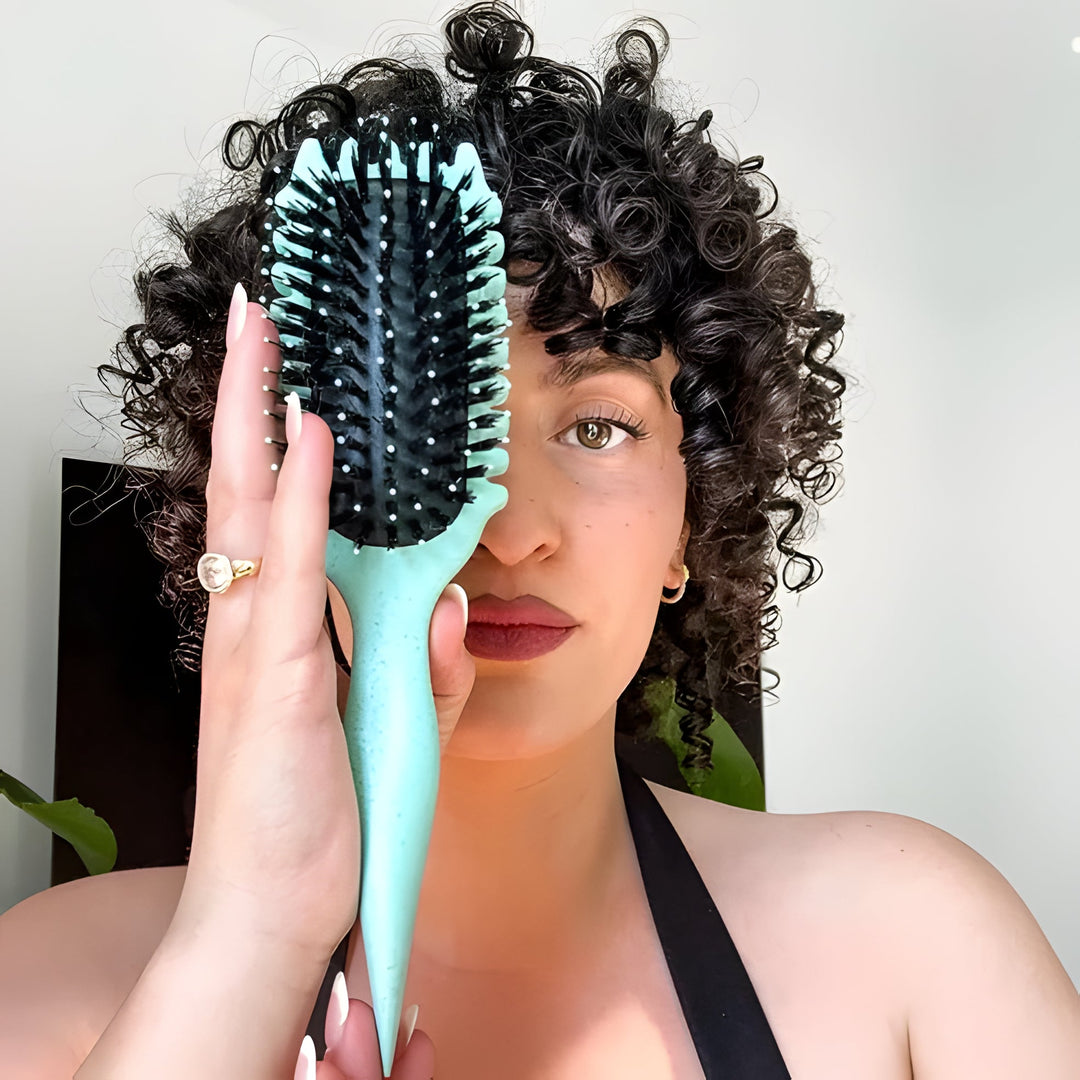 Colverro™ Boar Bristle Curl Brush for Defined, Tangle-Free Curls
