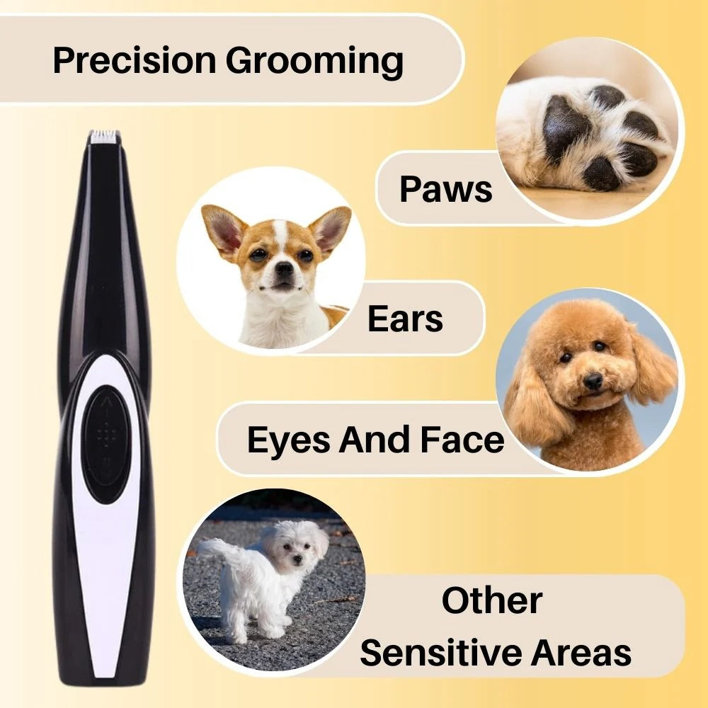 Colverro™ Quiet Cordless Pet Grooming Trimmer for Stress-Free Grooming