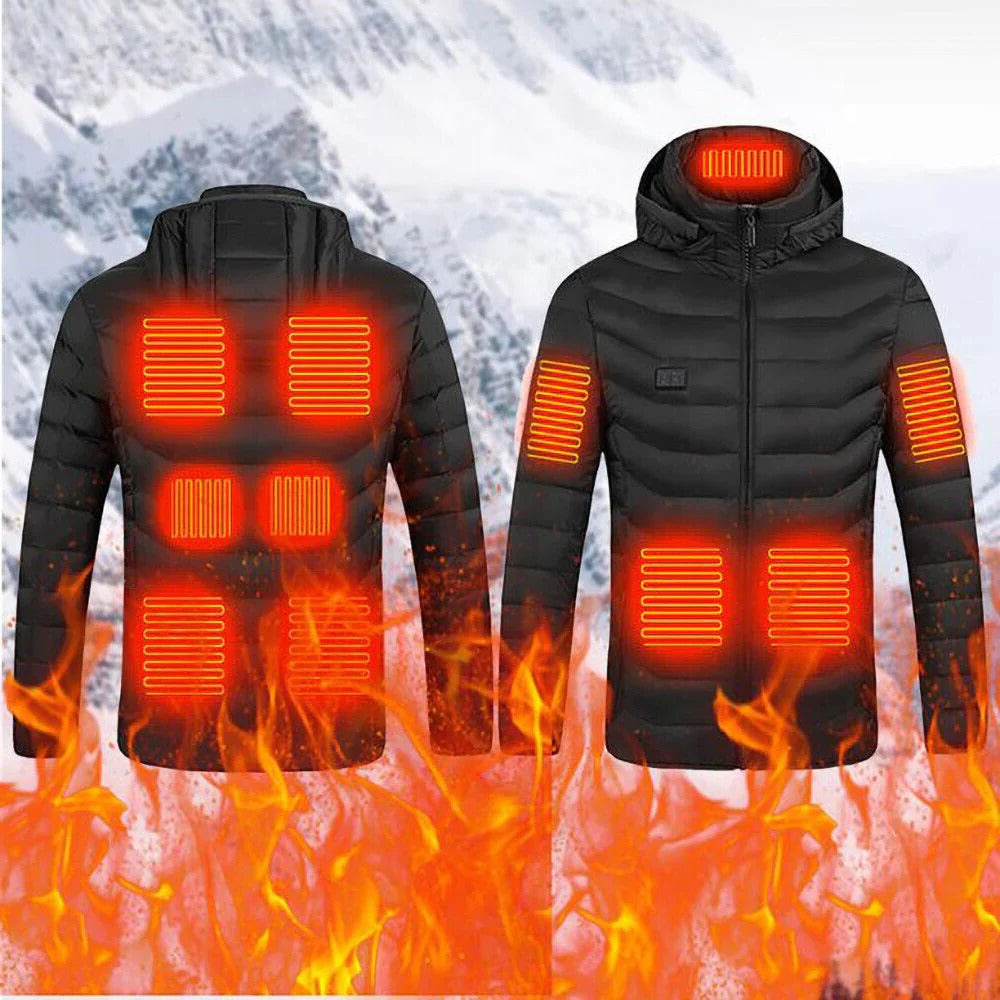 Colverro™ Windproof Heated Jacket with 10 Heating Zones