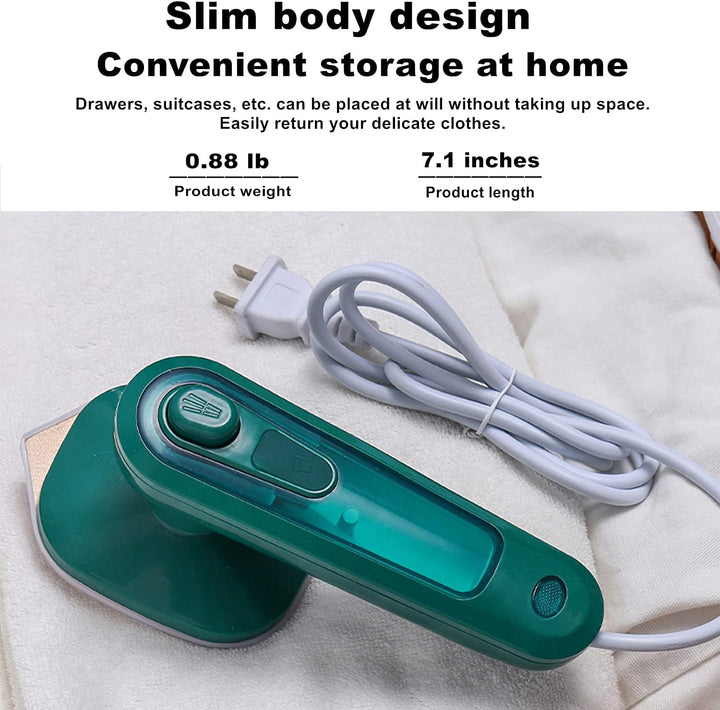 Colverro™ Compact Travel Steam Iron with Fast Heat-Up and Dry &amp; Wet Modes