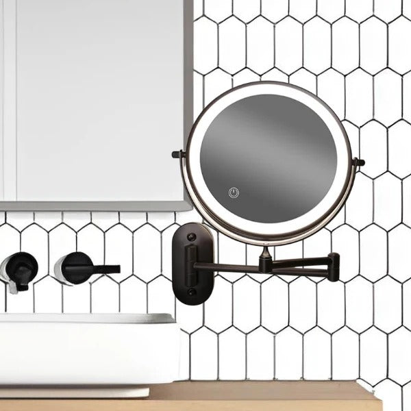 Colverro™ Rechargeable LED Magnifying Mirror with 3 Touch Light Modes