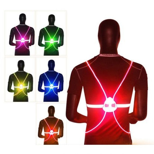 Colverro™ LED Reflective Night Vest with 360° Visibility and 3 Light Modes