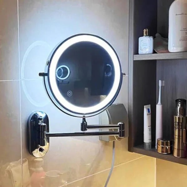 Colverro™ Rechargeable LED Magnifying Mirror with 3 Touch Light Modes