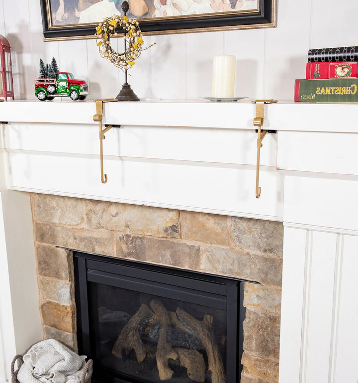 Colverro™ 2-in-1 Non-Slip Stocking and Garland Holder for Mantels