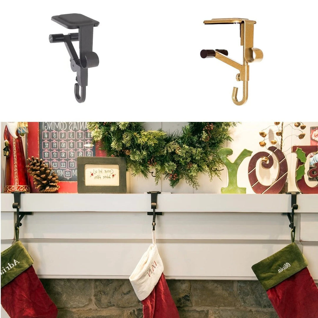 Colverro™ 2-in-1 Non-Slip Stocking and Garland Holder for Mantels