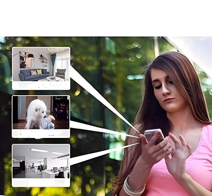 Colverro™ Wireless 1080p HD Security Camera with Night Vision and App