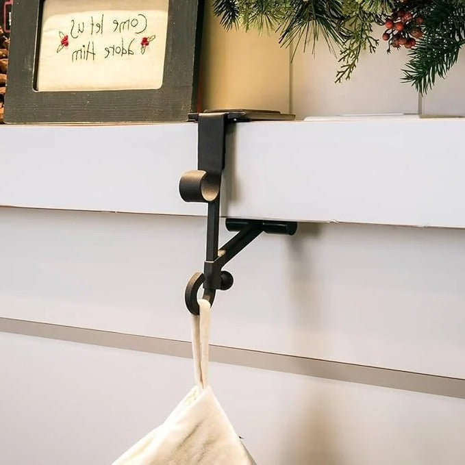 Colverro™ 2-in-1 Non-Slip Stocking and Garland Holder for Mantels
