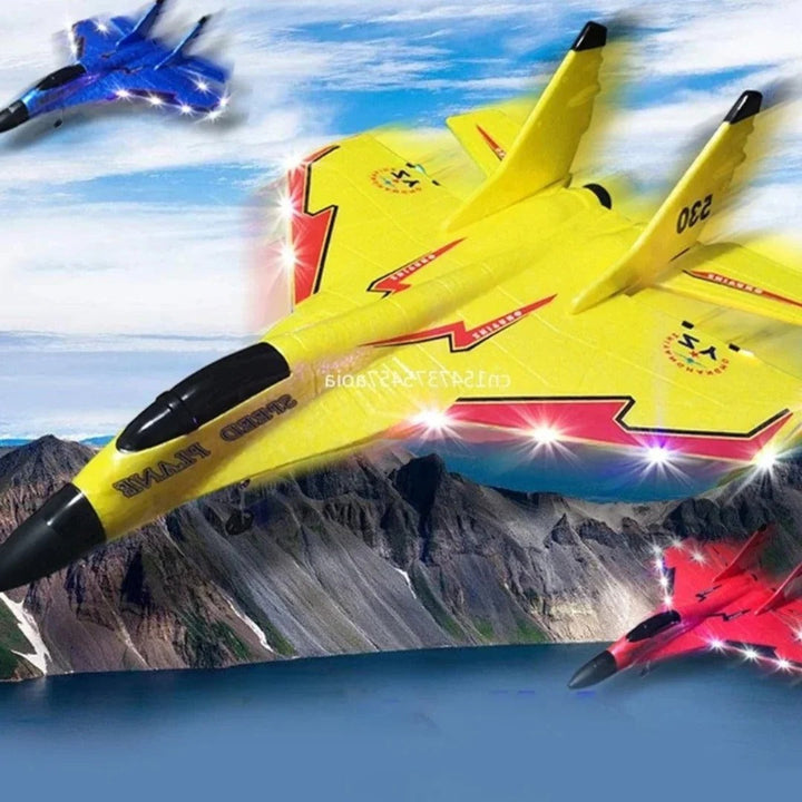 Colverro™ Shatter-Resistant Remote Control Airplane for Kids and Adults