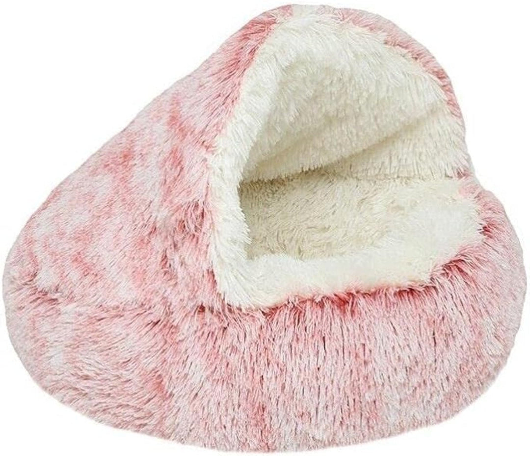 Colverro™ Calming Cave Dog Bed with Cozy Covered Nest Design