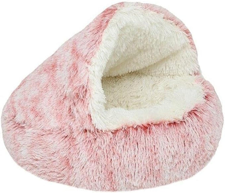 Colverro™ Calming Cave Dog Bed with Cozy Covered Nest Design