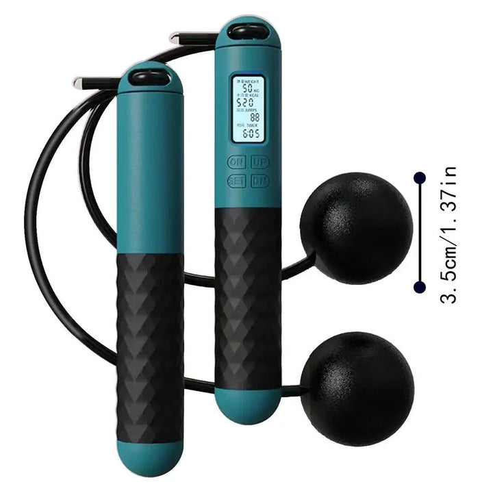 Colverro™ Cordless Weighted Jump Rope with Digital Counter