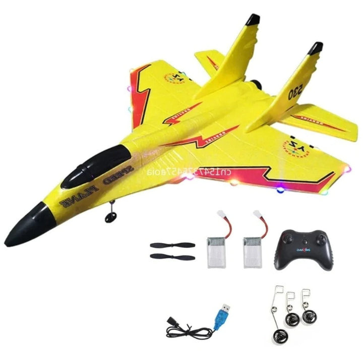 Colverro™ Shatter-Resistant Remote Control Airplane for Kids and Adults
