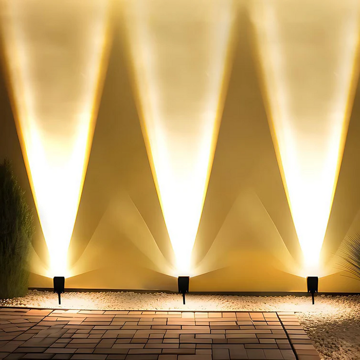 Colverro™ Solar LED Landscape Spotlight with Zoom Lens and RGB Color