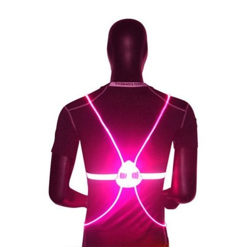 Colverro™ LED Reflective Night Vest with 360° Visibility and 3 Light Modes