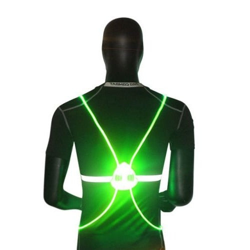 Colverro™ LED Reflective Night Vest with 360° Visibility and 3 Light Modes