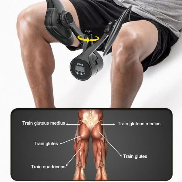 Colverro™ Adjustable Inner Thigh Exerciser with 360° Rotating Base
