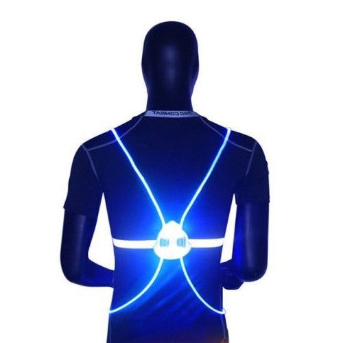 Colverro™ LED Reflective Night Vest with 360° Visibility and 3 Light Modes