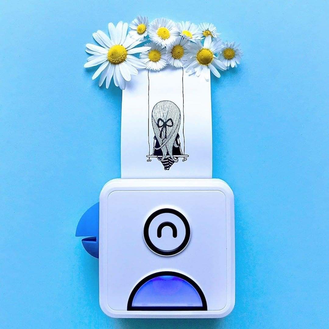 Colverro™ Pocket Inkless Printer for Phone Photos via Bluetooth