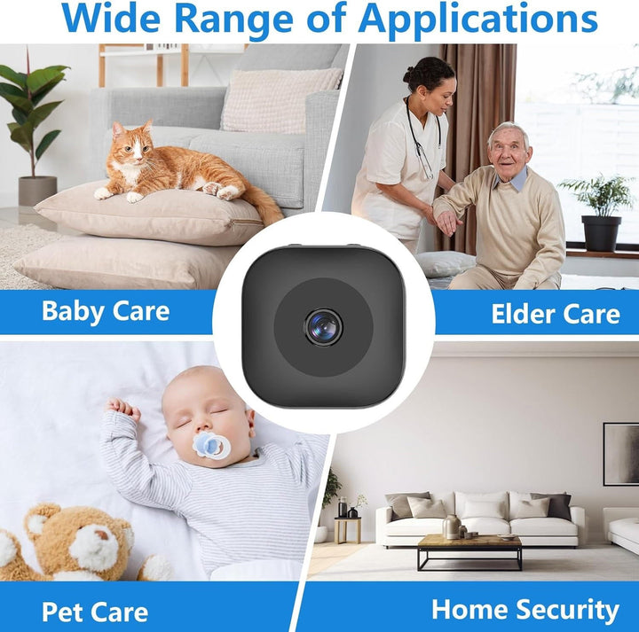 Colverro™ Mini WiFi Security Camera with Color Night Vision and Magnetic Mount