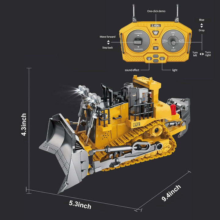 Colverro™ Remote Control Excavator with Metal Tools and 360° Rotation