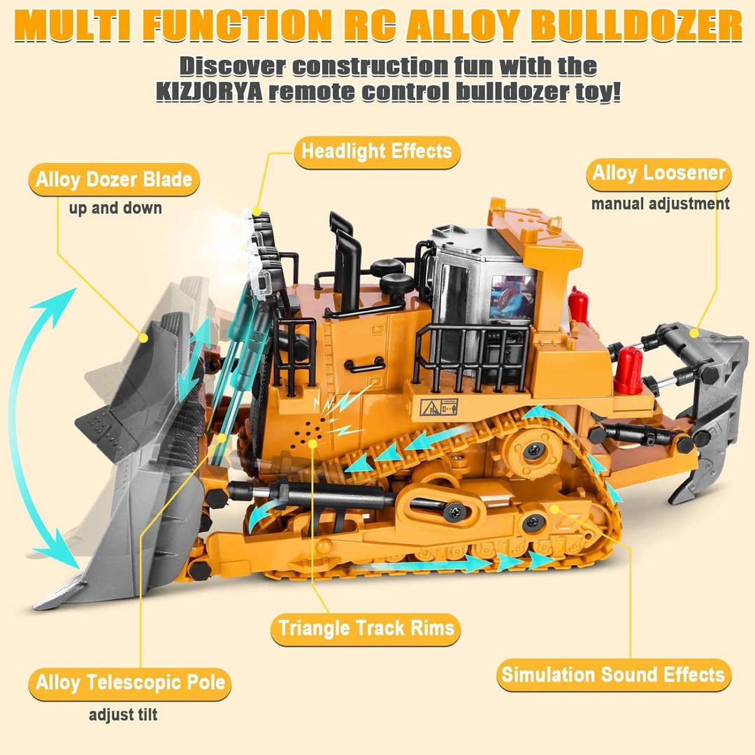 Colverro™ Remote Control Excavator with Metal Tools and 360° Rotation