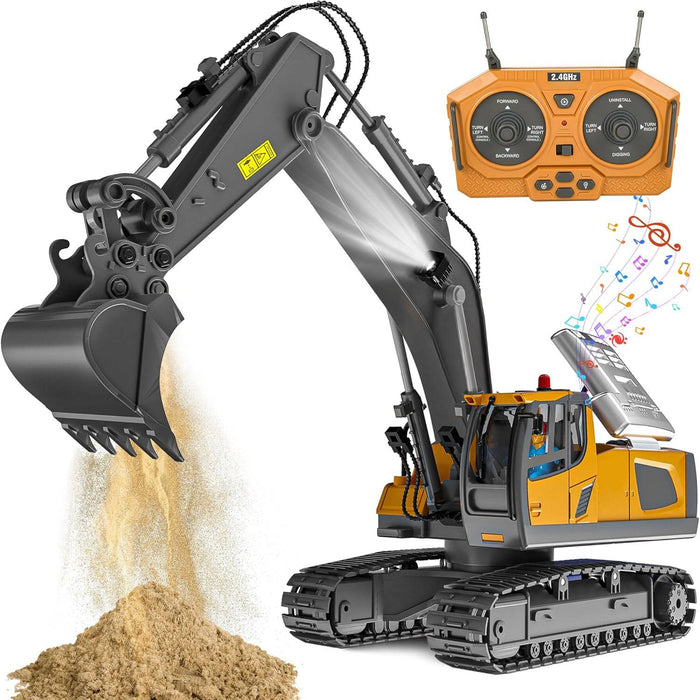 Colverro™ Remote Control Excavator with Metal Tools and 360° Rotation