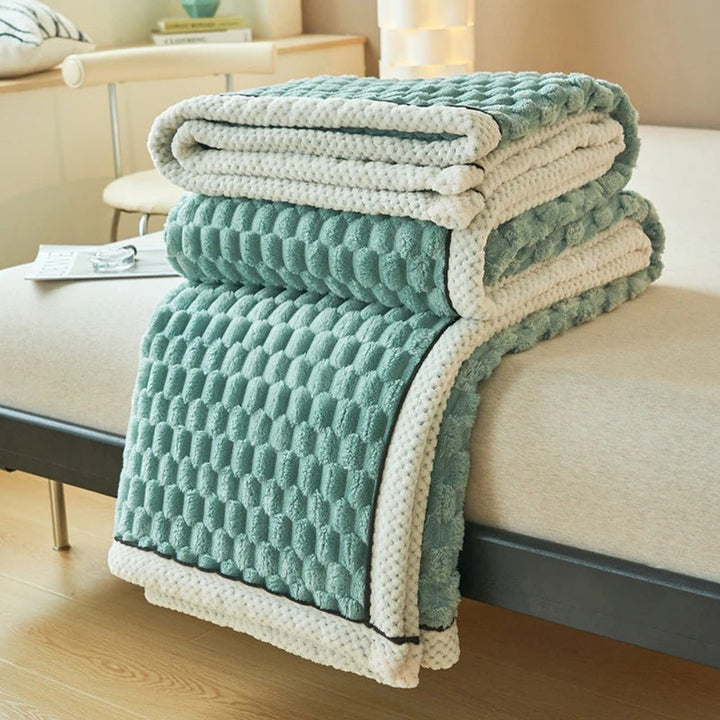 Colverro™ Bubble-Textured Cozy Throw Blanket with a Cloud-Soft Feel