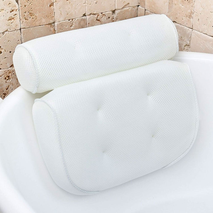 Colverro™ Ergonomic Bath Pillow with Breathable 4D Air Mesh Support