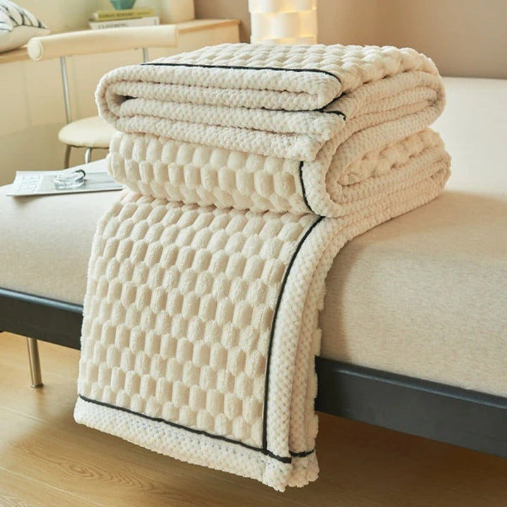 Colverro™ Bubble-Textured Cozy Throw Blanket with a Cloud-Soft Feel
