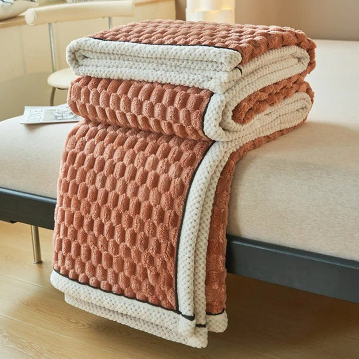 Colverro™ Bubble-Textured Cozy Throw Blanket with a Cloud-Soft Feel