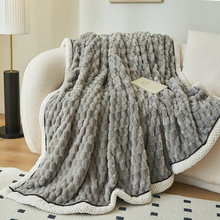 Colverro™ Bubble-Textured Cozy Throw Blanket with a Cloud-Soft Feel