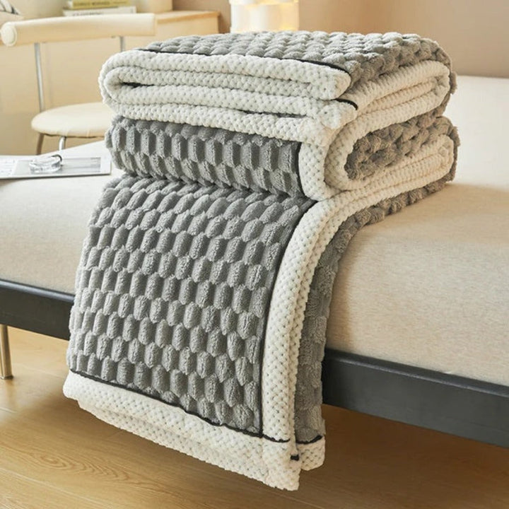 Colverro™ Bubble-Textured Cozy Throw Blanket with a Cloud-Soft Feel