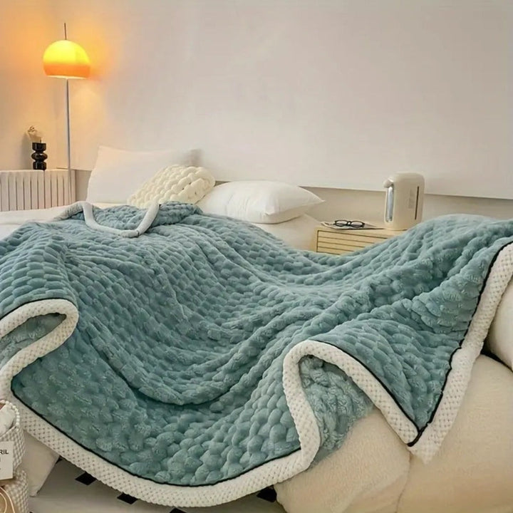 Colverro™ Bubble-Textured Cozy Throw Blanket with a Cloud-Soft Feel