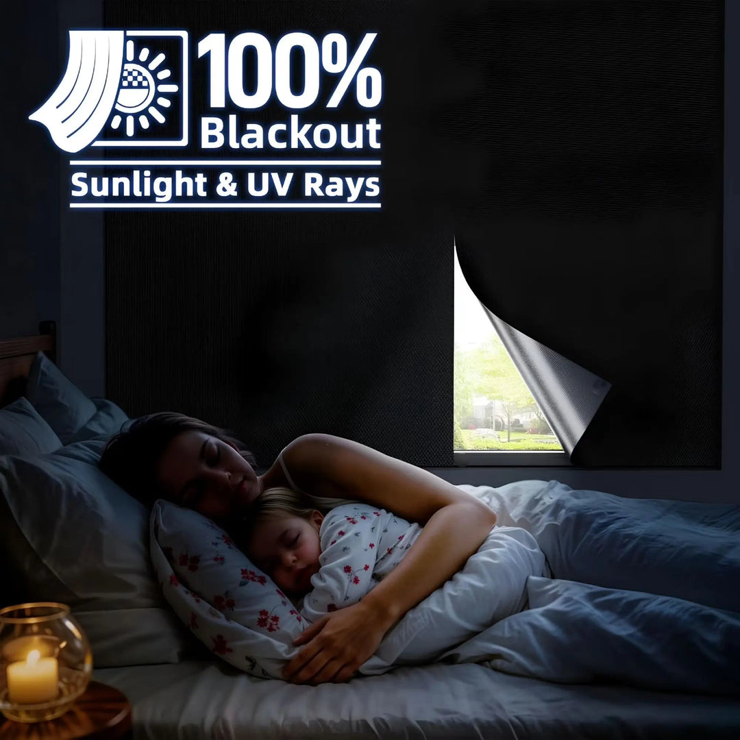 Colverro™ Portable Magnetic Blackout Shade with Suction Cups, No Drilling