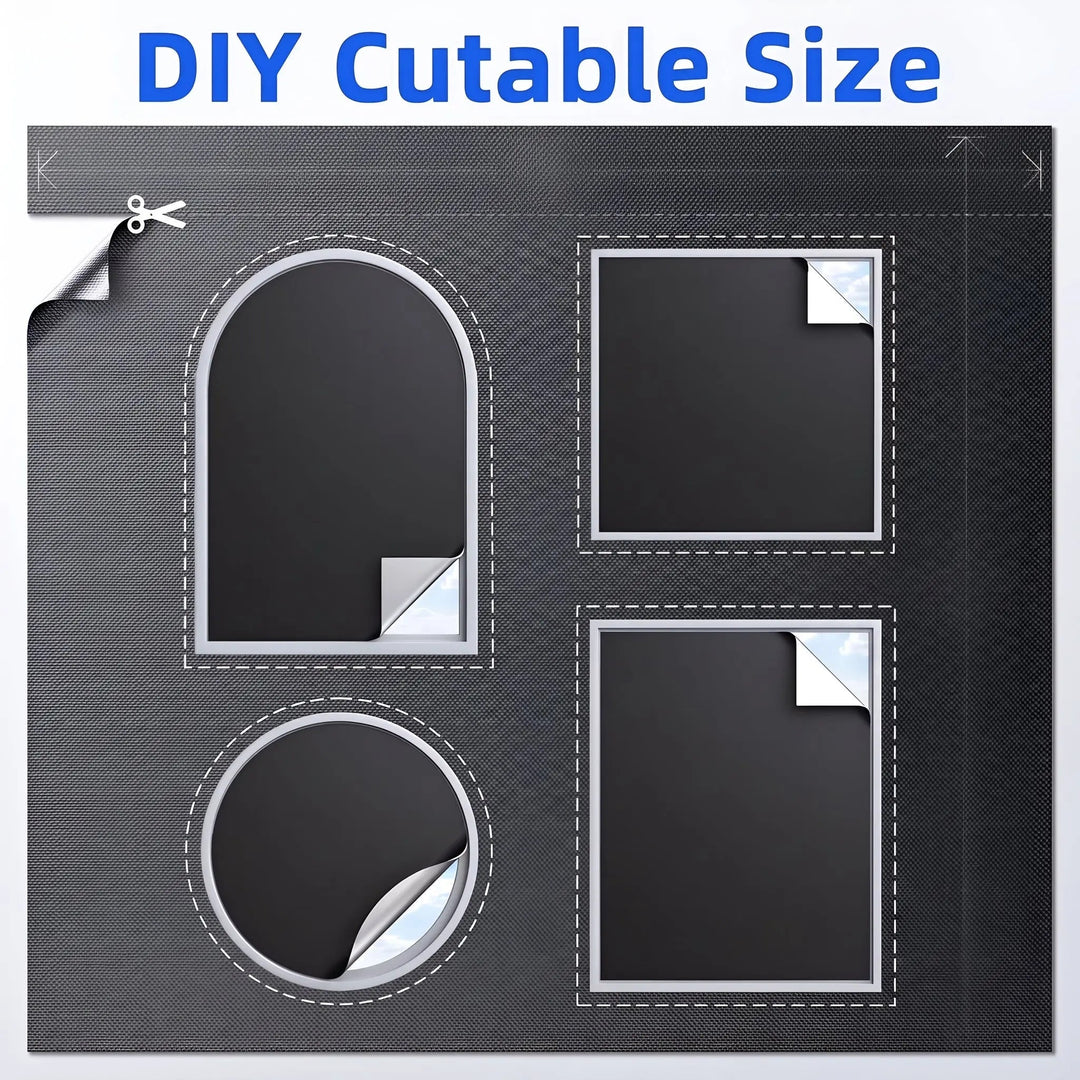 Colverro™ Portable Magnetic Blackout Shade with Suction Cups, No Drilling