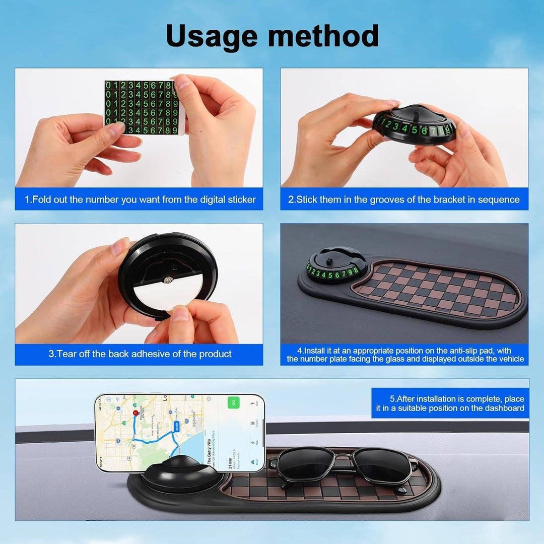 Colverro™ Universal Dashboard Phone Holder with 360° Rotation