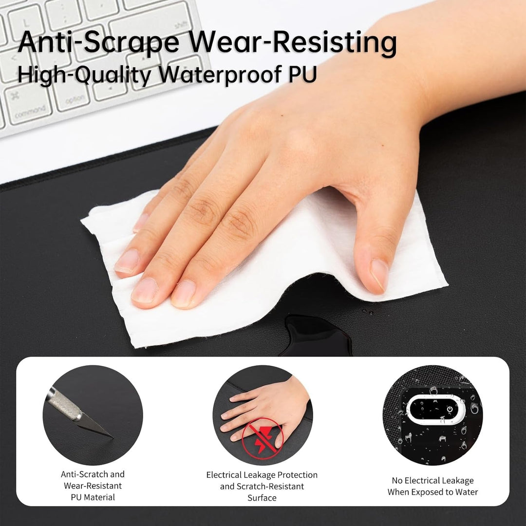 Colverro™ Heated Desk Pad with 5 Heat Levels and Auto Shutoff