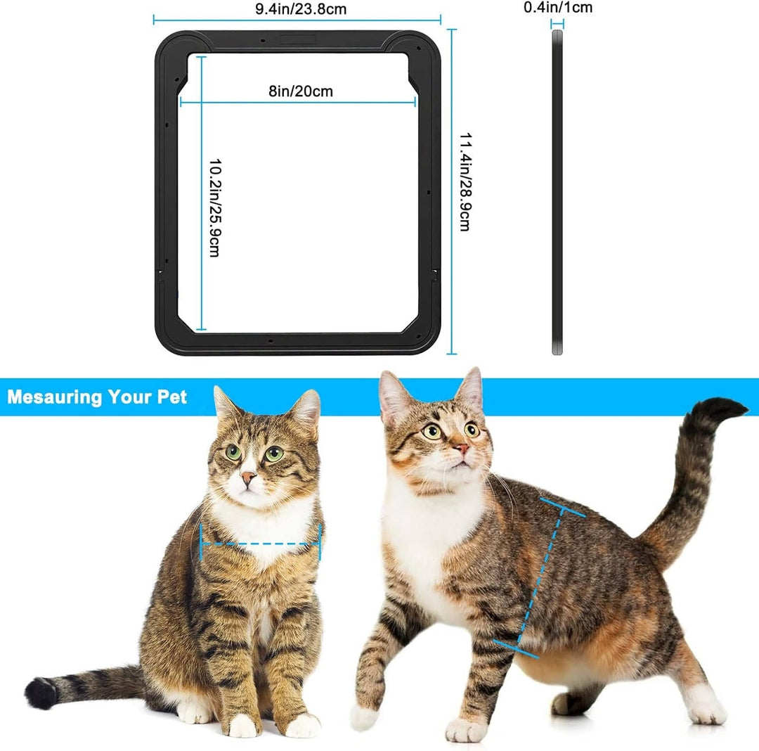 Colverro™ Magnetic Pet Screen Door Flap for Dogs and Cats with Lock