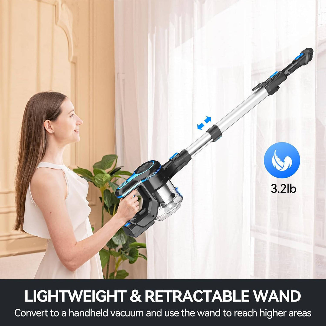 Colverro™ Lightweight Cordless Stick Vacuum with 5-Layer Filtration